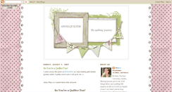 Desktop Screenshot of angelquilterangela.blogspot.com
