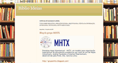 Desktop Screenshot of biblioideiaseci.blogspot.com