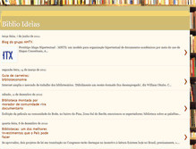 Tablet Screenshot of biblioideiaseci.blogspot.com