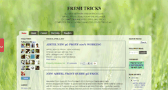 Desktop Screenshot of 123freshtricks.blogspot.com