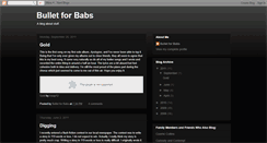 Desktop Screenshot of bulletforbabs.blogspot.com