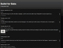 Tablet Screenshot of bulletforbabs.blogspot.com
