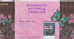 Desktop Screenshot of blossomingbutterflycreations.blogspot.com