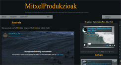Desktop Screenshot of mitxelprodukzioak.blogspot.com