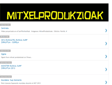 Tablet Screenshot of mitxelprodukzioak.blogspot.com