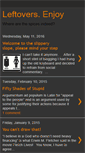 Mobile Screenshot of leftoversenjoy.blogspot.com