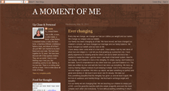 Desktop Screenshot of amomentofmebylaurie.blogspot.com