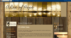 Desktop Screenshot of a-raeofhope.blogspot.com