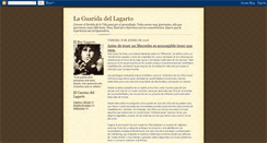 Desktop Screenshot of laguaridadellagarto.blogspot.com