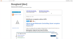 Desktop Screenshot of googland-dev.blogspot.com