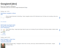 Tablet Screenshot of googland-dev.blogspot.com
