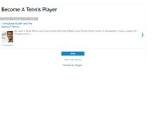 Tablet Screenshot of becomeatennisplayer.blogspot.com