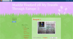 Desktop Screenshot of maddiehoofard.blogspot.com