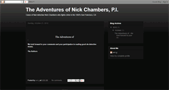 Desktop Screenshot of nickchambers.blogspot.com