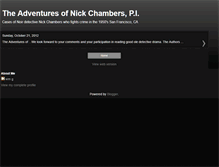 Tablet Screenshot of nickchambers.blogspot.com