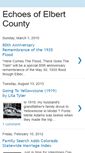 Mobile Screenshot of echoesofelbertcounty.blogspot.com