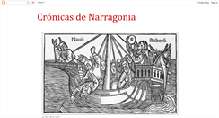 Desktop Screenshot of cronicasdenarragonia.blogspot.com