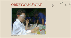 Desktop Screenshot of odkrywamswiat1.blogspot.com