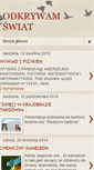 Mobile Screenshot of odkrywamswiat1.blogspot.com