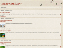Tablet Screenshot of odkrywamswiat1.blogspot.com