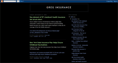 Desktop Screenshot of greg-insurance.blogspot.com