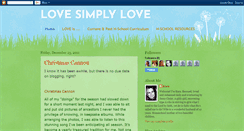 Desktop Screenshot of lovesimplylove.blogspot.com