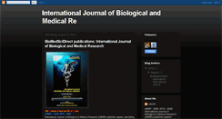 Desktop Screenshot of httpwwwbiomedscidirectcom-ijbmr.blogspot.com