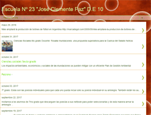 Tablet Screenshot of escuela23de10.blogspot.com