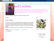 Tablet Screenshot of livetmedliselotte.blogspot.com