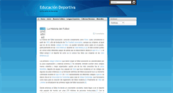 Desktop Screenshot of laescuelitaendeporte.blogspot.com