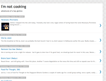 Tablet Screenshot of imnotcooking.blogspot.com