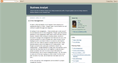 Desktop Screenshot of new-businessanalyst.blogspot.com