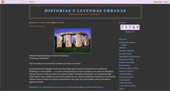 Desktop Screenshot of historias-y-leyendas-urbanas.blogspot.com