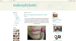 Desktop Screenshot of makeupbykatiemoon.blogspot.com