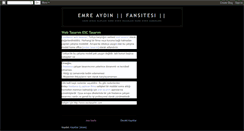 Desktop Screenshot of emre-aydin-fan-sitesi.blogspot.com