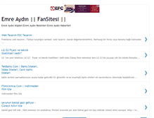 Tablet Screenshot of emre-aydin-fan-sitesi.blogspot.com