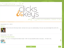 Tablet Screenshot of clicksandkeys.blogspot.com