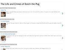 Tablet Screenshot of dutchthepug.blogspot.com