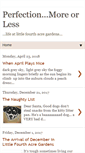 Mobile Screenshot of perfectionmoreorless.blogspot.com
