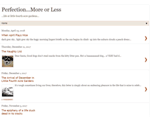 Tablet Screenshot of perfectionmoreorless.blogspot.com
