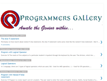 Tablet Screenshot of programmersgallery.blogspot.com