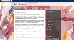 Desktop Screenshot of faktafantasten.blogspot.com