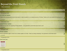 Tablet Screenshot of beyondthefruitstands.blogspot.com