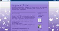 Desktop Screenshot of paarsedraad.blogspot.com