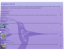 Tablet Screenshot of paarsedraad.blogspot.com