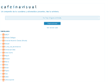 Tablet Screenshot of cafeinavisual-enapos.blogspot.com