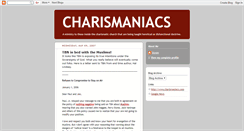 Desktop Screenshot of charismaniacs.blogspot.com