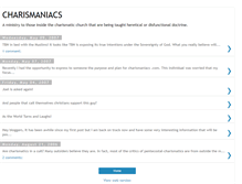 Tablet Screenshot of charismaniacs.blogspot.com