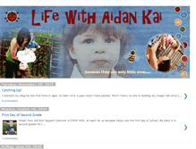 Tablet Screenshot of fortheloveofaidan.blogspot.com