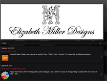Tablet Screenshot of elizabethmillerdesigns.blogspot.com